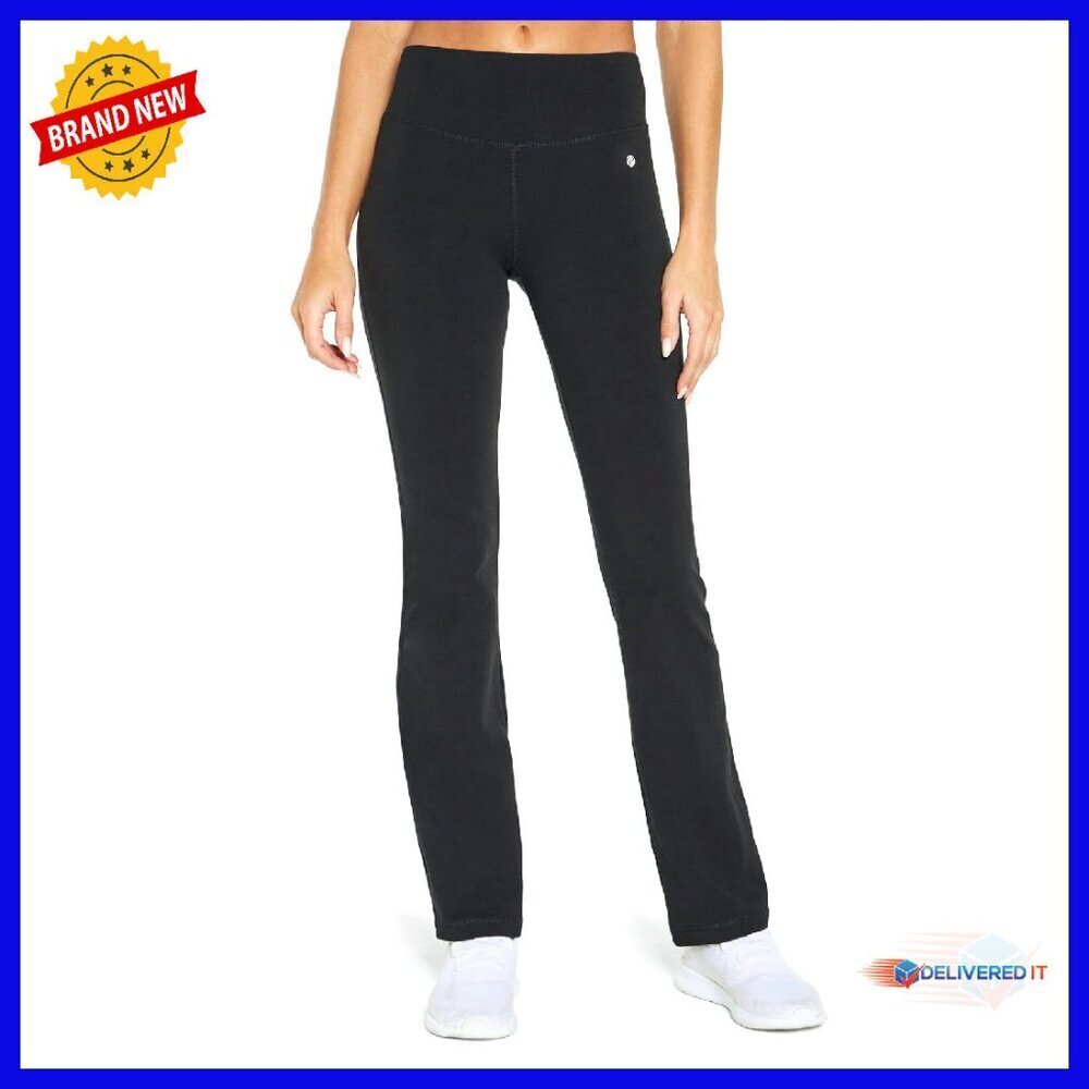 High Rise Tummy Control Bootleg Workout Pants 32" Inseam